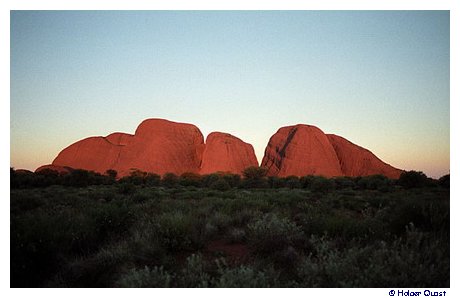 Kata Tjuta Sonnenuntergang