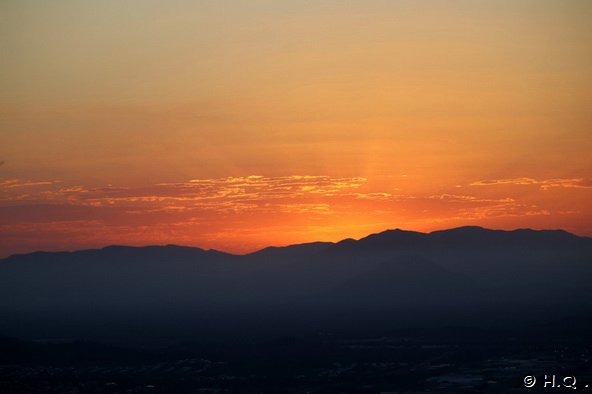 Sonnenuntergang vom Castle Hill - Townsville  - Queensland