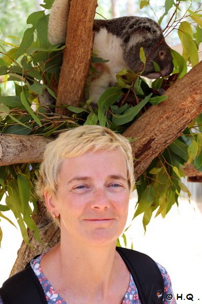 Ela und der Koala im Billabong Sanctuary - Townsville