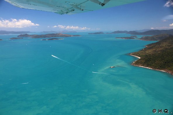 Whitsunday Islands aus der Luft