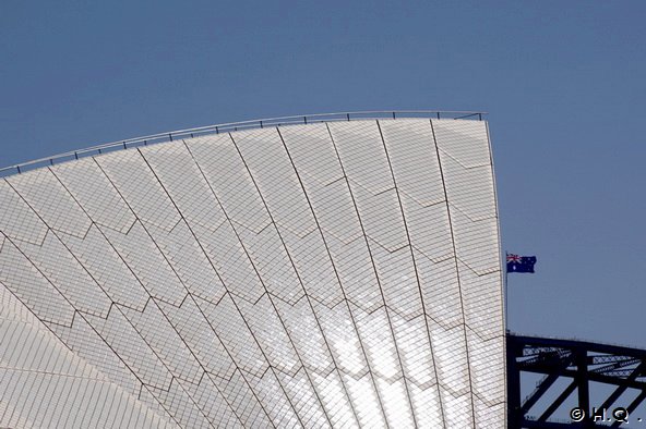 Dach der Oper von Sydney