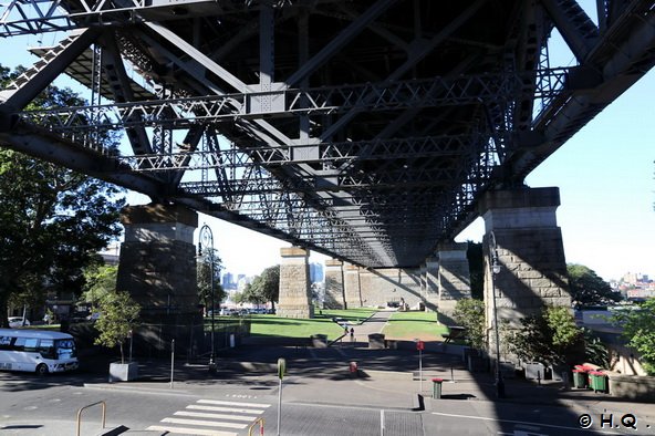 Konstruktion der Sydney Harbour Bridge 