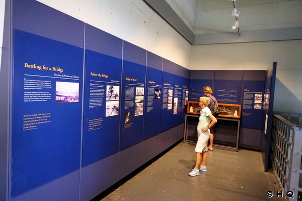 Ausstellung im Pylon Lookout der Sydney Harbour Bridge