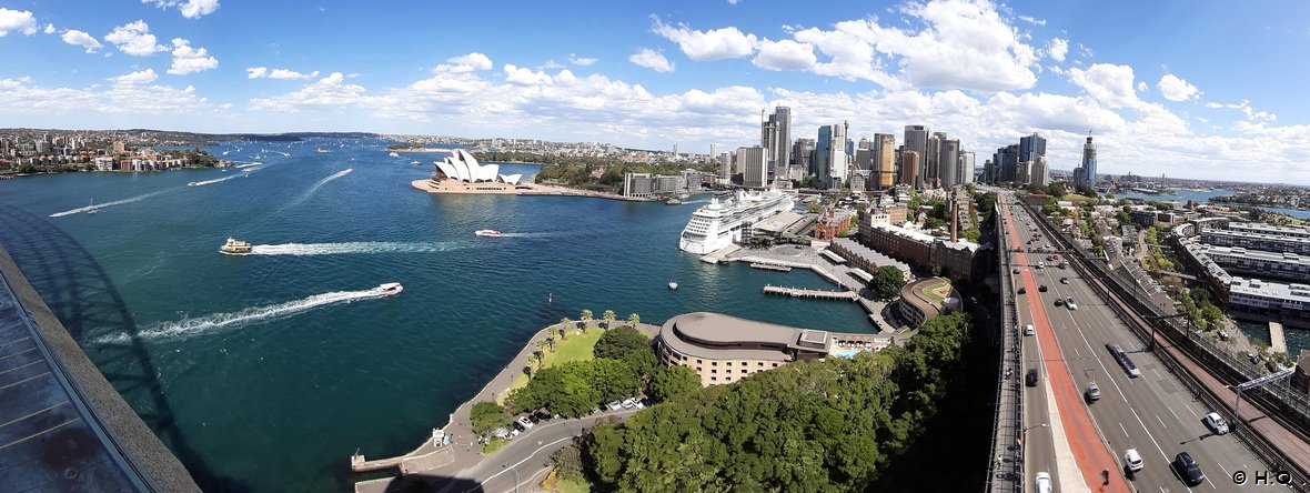 Sydney Panorama - Oper, Hafen, Darling Harbour...