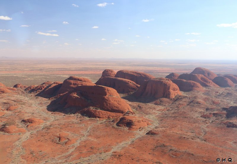 Olgas aus dem Hubschrauber