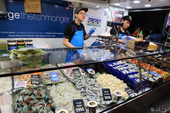 Fischstnde Queen-Victoria-Markt - Melbourne - Victoria - Australien