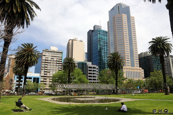 Parliament Gardens - Melbourne - Victoria - Australien Parliament Gardens - Melbourne - Victoria - Australien