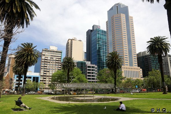 Parliament Gardens - Melbourne - Victoria - Australien