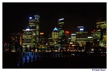 Sydney Harbour At Night