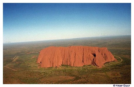 Ayers Rock - aerial photograph - air photo Ayers Rock - aerial photograph - air photo