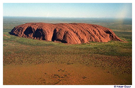 Uluru - aerial photograph - air photo Uluru - aerial photograph - air photo