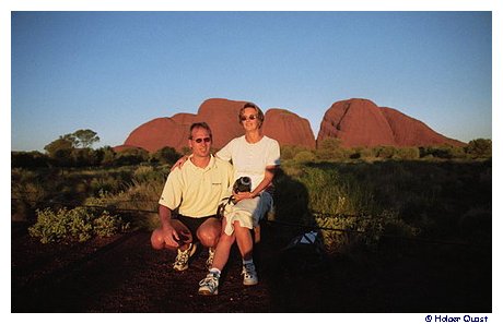 Sunset mit Ela und Holger vor den Olgas