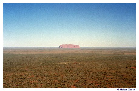 Ayers Rock aus der Luft