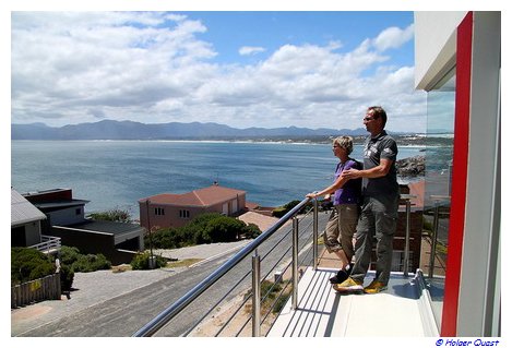Blick vom Balkon der Sea Star Lodge in De Kelders Blick vom Balkon der Sea Star Lodge in De Kelders