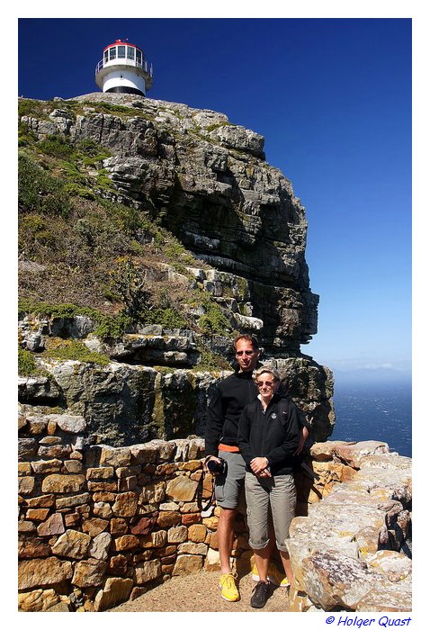 Holger und Ela am Cape Point