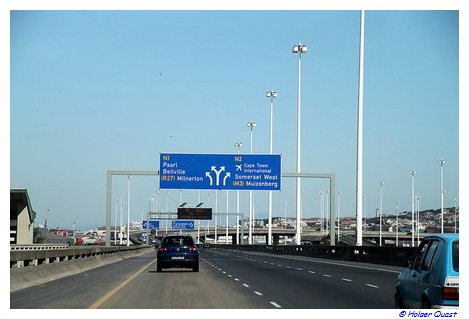 Unterwegs zum Bloubergstrand