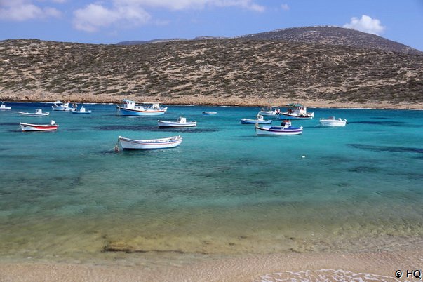 Fischerboote am Kalotaritissa Beach Amorgos Fischerboote am Kalotaritissa Beach Amorgos