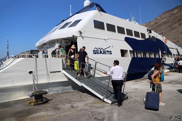 Anreise nach Santorini