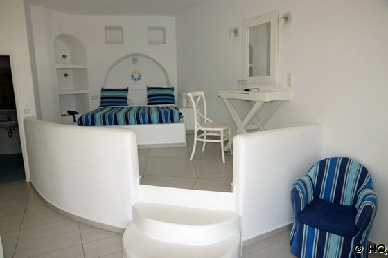 Unser Zimmer im Aspalathras White Hotel - Folrgandros