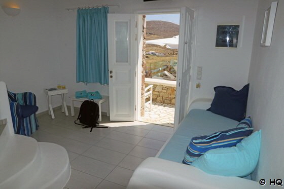 Unser Zimmer im Aspalathras White Hotel - Folrgandros