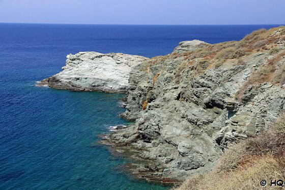 Felskütse im Norden von Folegandros Felskütse im Norden von Folegandros