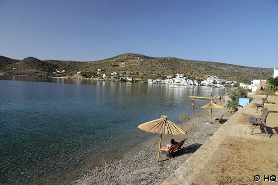 Hausstrand vom Katapola auf Amorgos Hausstrand vom Katapola auf Amorgos
