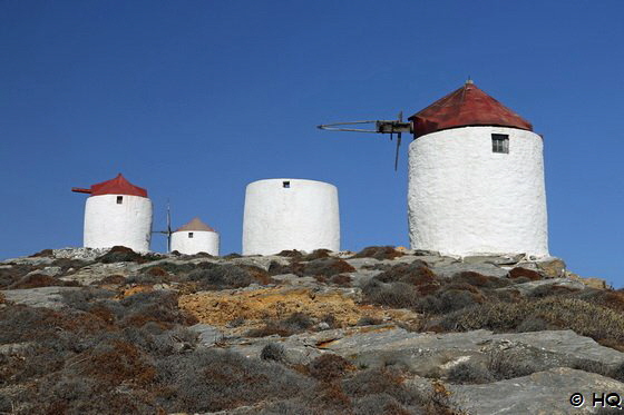 Mühlen oberhalb der Chora von Amorgos Mühlen oberhalb der Chora von Amorgos