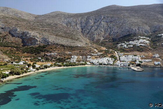 Egiali und Egiali Beach - Amorgos Egiali und Egiali Beach - Amorgos