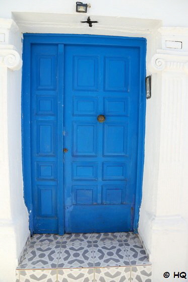 Blaue Tür auf Amorgos Blaue Tür auf Amorgos