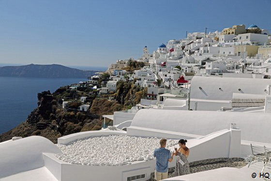 Imerovigli auf Santorini