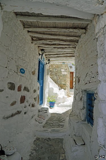 Gasse in der Chora von Serifos