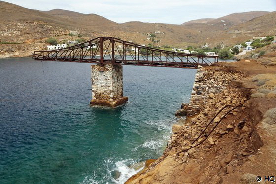 Verladerampe f�r Eisenerz in Mega Livadi - Serifos