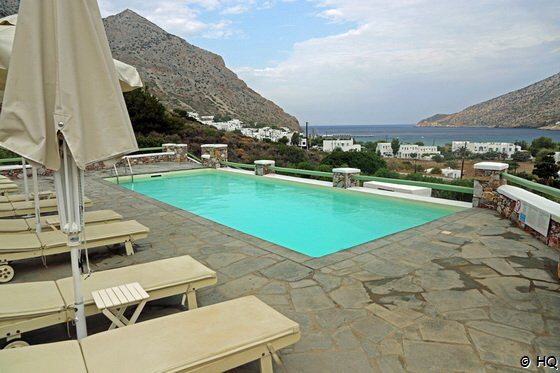 Pool des Xerolithia Accommodation in Kameres