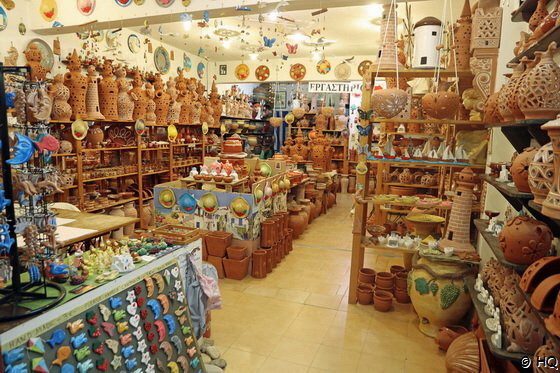 T�pferladen in Kameres auf Sifnos