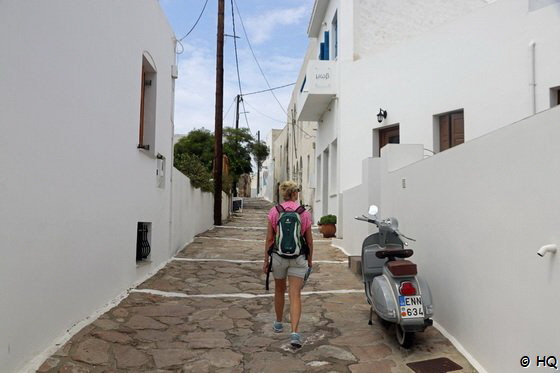 Weg zum Kastro in der PLaka auf Milos Weg zum Kastro in der PLaka auf Milos