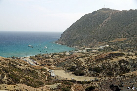 Agia Kyriaki Beach auf Milos