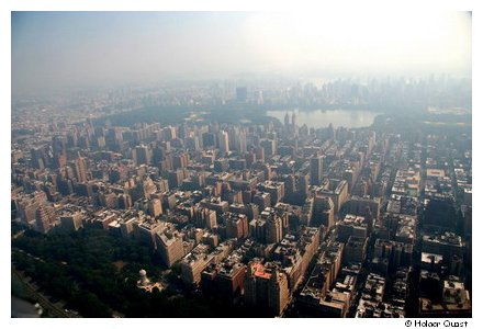 Central Park- New York City aus der Luft Central Park- New York City aus der Luft