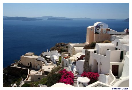 Oia bietet ein traumhaften Caldera Blick