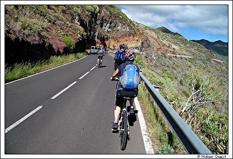 Die Qual beginnt 13km bergauf nach El Bailadero