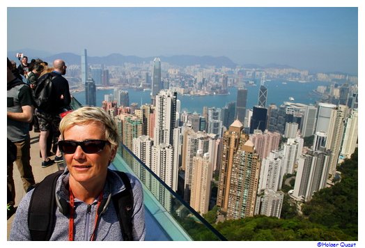Ela auf dem Hongkong Peak Ela auf dem Hongkong Peak