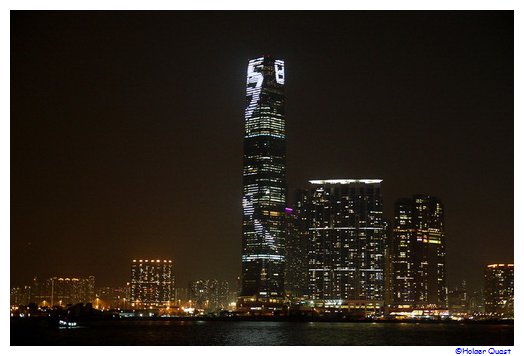 Skyline Kowloon Hong Kong by night Skyline Kowloon Hong Kong by night
