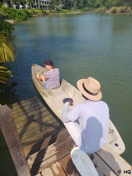 Kayaktour auf der Lagune Lagune des Devasom Khao Lak Resorts
