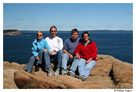 Ela, Holger, Peter und Nicole - Acadia National Park Ela, Holger, Peter und Nicole - Acadia National Park