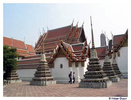 Pagoden im Wat Pho Pagoden im Wat Pho