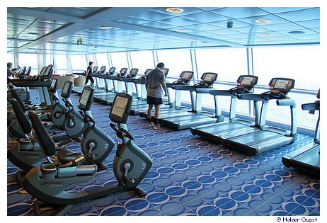 Fitness Studio der Celebrity Equinox Fitness Studio der Celebrity Equinox