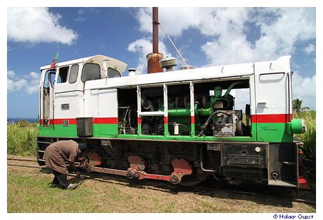 Lok der St. Kitts Scenic Railway