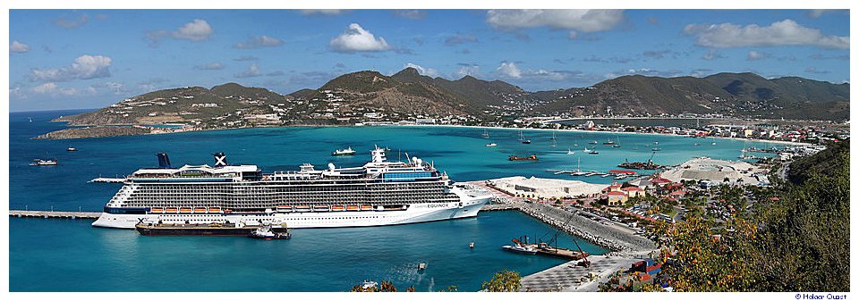 Celebrity Equinox im Hafen von Philipsburg - St Maarten