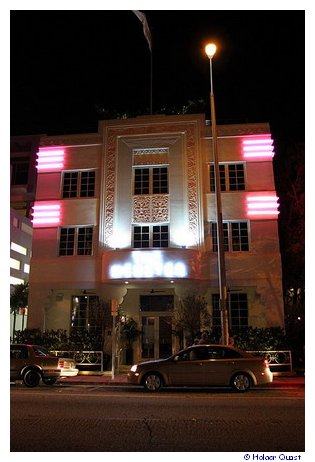 Art Deco at night - Miami Beach Art Deco at night - Miami Beach