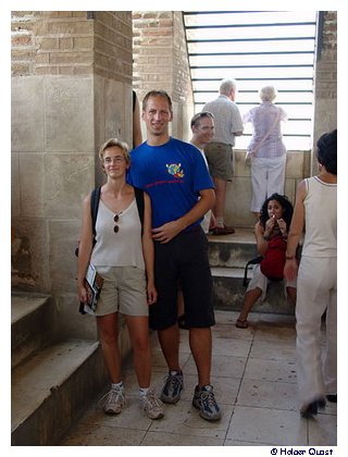 Ela und Holger auf der Giralda