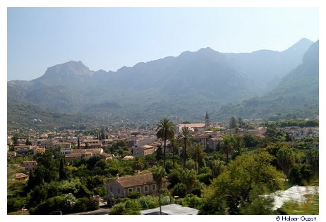 Soller aus dem Roten Blitz - Tren de Soller - Mallorca